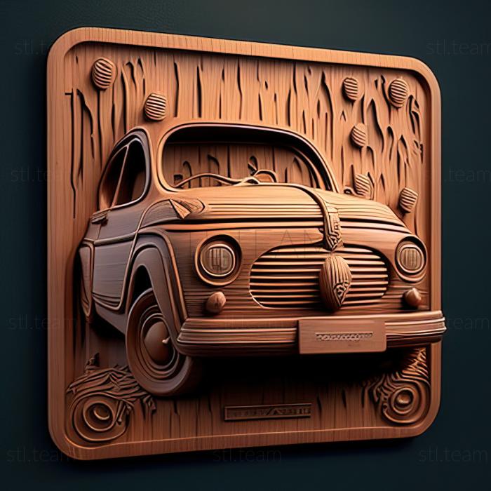 3D модель Fiat Cinquecento (STL)